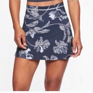 Athleta Blue Skater Mini Skirt for Casual Wear